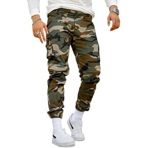 Gingtto Mens Cargo Jogger Pants Slim Fit Stretch strudge sthipper pants shice cton pants for men