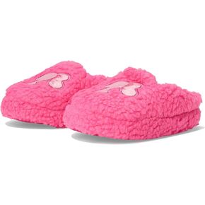 Ground Up Girl's Barbie Sherpa Spa Slipper (Little Kid/Toddler)
