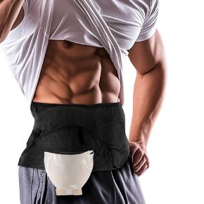Ostomy Belt,Ostomy Supplies | Colostomy Ostomy Bag Covers for Sports | Stealth Ileostomy Belt for Men & Women | Ostomy Wrap Abdomen | Inner Pocket to Hold Ostomy Pouch