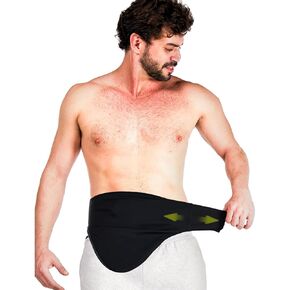 Ostomy Belt with an Elastic Waistband | Ostomy Bag Covers for Men and Women | Colostomy Bag Covers for Daily Life and Sporting, Black(Large)