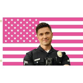 Magjiuke Tim Bradford American the Rookie Flag Wall Tapestry ، Pink Eric Winter Wall Decor