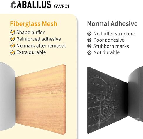 GWP01 Wood Grain Grage Wall Protector Door Aborts ، وملحقات المرآب ، وسدادة وقوف السيارات للمرآب ، وخالية من الأدوات ، ومصممة في ألمانيا (حبة خشبية 4.5 ملم) in Kuwait