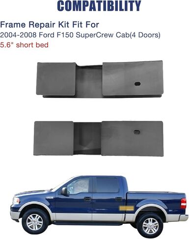 Mountainpeak Front Frame Rust Repair Kit Fit for 2004-2008 Ford F150 Super Crew Cab 5.5" Short Bed Frame Repair in Saudi Arabia