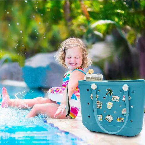 Charms for Bogg Bag Accessories, Cute Bling Bag Charms with Sturdy Clips for Simply Southern Beach Totes Bag,Decoration Accessories for Girls Women in Kuwait
