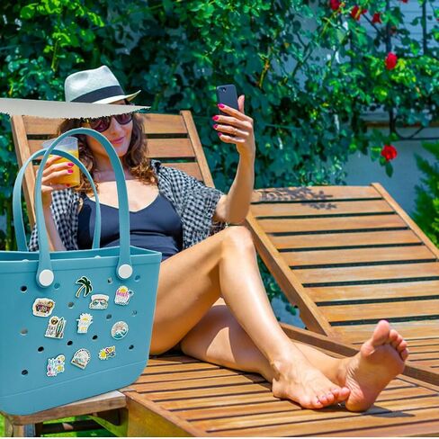Charms for Bogg Bag Accessories, Cute Bling Bag Charms with Sturdy Clips for Simply Southern Beach Totes Bag,Decoration Accessories for Girls Women in Kuwait