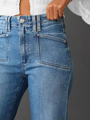 KUNMI Jeans for Women Wide Leg Baggy High Waist Boyfriends Straight Leg Stretchy Denim Pants Trendy Fall 2025 in Kuwait