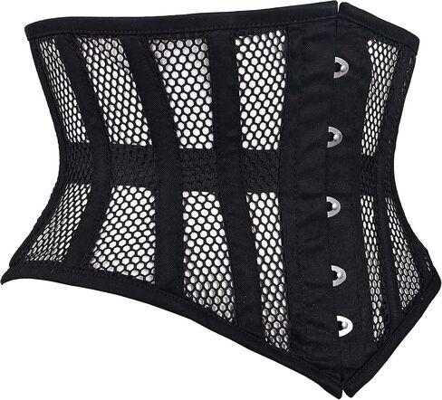 Women's Steel Boned Corset Short Torso Heavy Duty Truly Waist Training Underbust Corsets (SB) in Kuwait