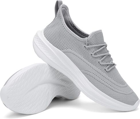 VAMJAM Men's Running Shoes Slip On Walking Shoes Non Slip Lightweight Workout Breathable Gym Sneakers Fashion Mesh Sneakers in Saudi Arabia