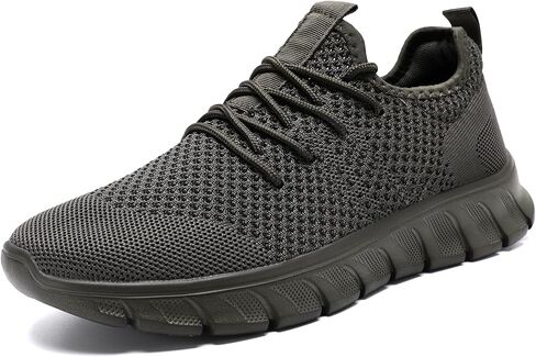 Men Running Tennis Shoes Gym Fashion Sneakers Walking Workout Shoes Athletic Slip on Breathable Mesh Comfortable Lightweight Casual Sport Shoe in Saudi Arabia