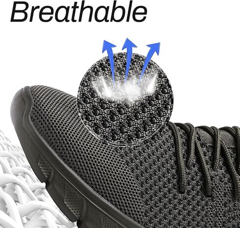 Men Running Tennis Shoes Gym Fashion Sneakers Walking Workout Shoes Athletic Slip on Breathable Mesh Comfortable Lightweight Casual Sport Shoe in Saudi Arabia