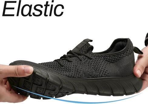 Men Running Tennis Shoes Gym Fashion Sneakers Walking Workout Shoes Athletic Slip on Breathable Mesh Comfortable Lightweight Casual Sport Shoe in Saudi Arabia