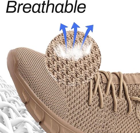 Men Running Tennis Shoes Gym Fashion Sneakers Walking Workout Shoes Athletic Slip on Breathable Mesh Comfortable Lightweight Casual Sport Shoe in Saudi Arabia