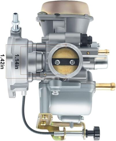 Triumilynn Carburetor for Su-zu-ki LTF 250 Ozark 2002-2009, for Su-zu-ki LTZ 250 Quadsport 250 Carb 2004-2009, for Su-zu-ki LT-F250F Ozark 2002-2003, Replace# 13200-05G01 in Kuwait
