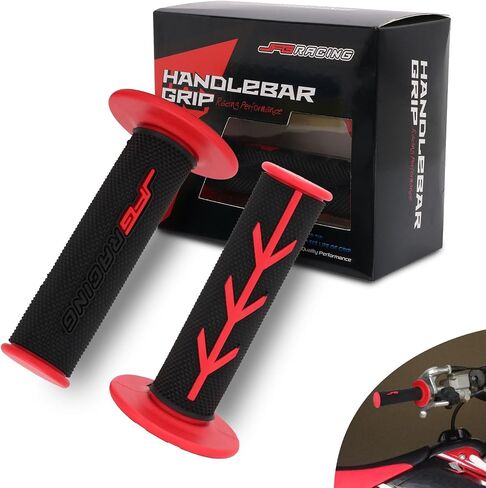 JFG RACING 7/8" Motorctcle Grips,22mm 24mm Non Slip Dirt Bike Hand Handlebar Glue Universal for Most Pit Bike Motercross KLX KX EXC XC SX CRF CR YZ WR DRZ RMZ 50 85 100 150 250 350 450 in Saudi Arabia