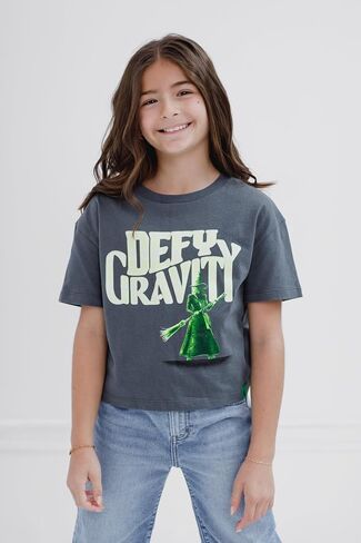 wicked Universal Studios Girls Boxy Drop Shoulder T-Shirt Toddler to Big Kid Sizes (2T - 14-16) in Saudi Arabia