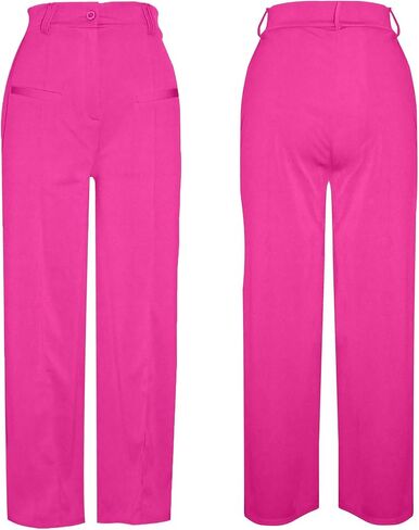 YOOTIKO Womens Wide Leg Dress Pants High Waisted Straight Leg Slacks Business Casual Work Trousers in Saudi Arabia