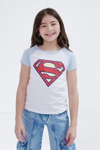 DC Comics Justice League Girls T-Shirt Toddler to Big Kid Sizes (2T - 18-20) in Saudi Arabia