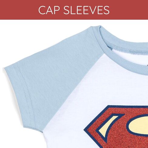 DC Comics Justice League Girls T-Shirt Toddler to Big Kid Sizes (2T - 18-20) in Saudi Arabia