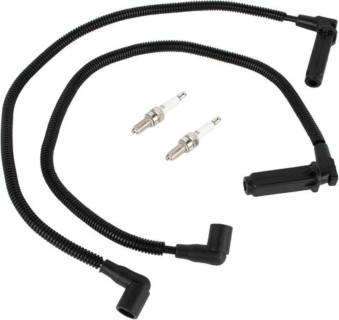 Spark Plug 3021671 & Wires 4012888 4012889 مع مجموعة Caps متوافقة مع Polaris Ranger Crew 800 RZR 4 S 800 2011-2017 4013078 in Kuwait