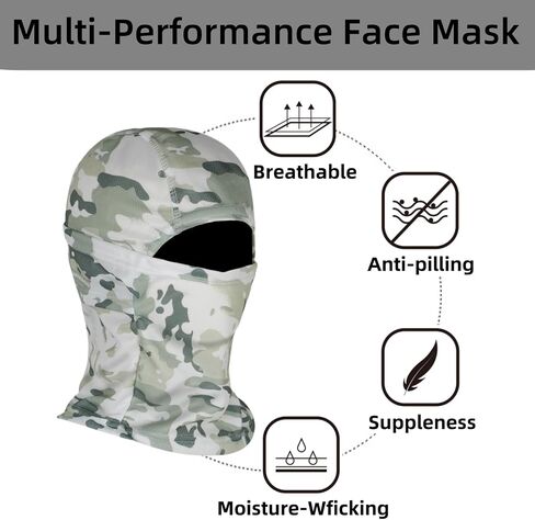 Balaclava Ski Mask For Motorcycle Sports Face Mask Outdoor Tactical Wind and Sand UV Protection Tactical Mask in Saudi Arabia