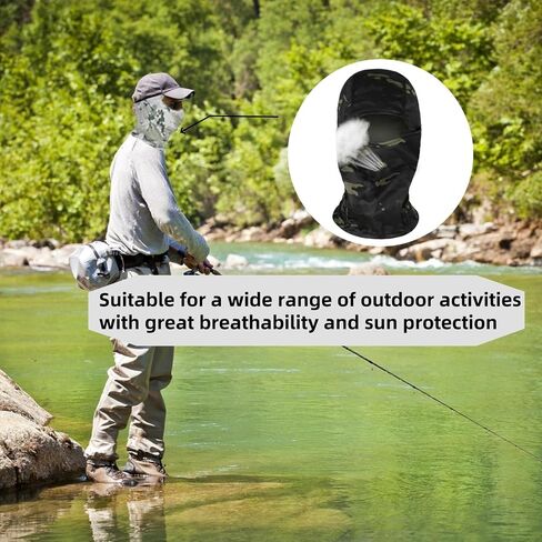 Balaclava Ski Mask For Motorcycle Sports Face Mask Outdoor Tactical Wind and Sand UV Protection Tactical Mask in Saudi Arabia