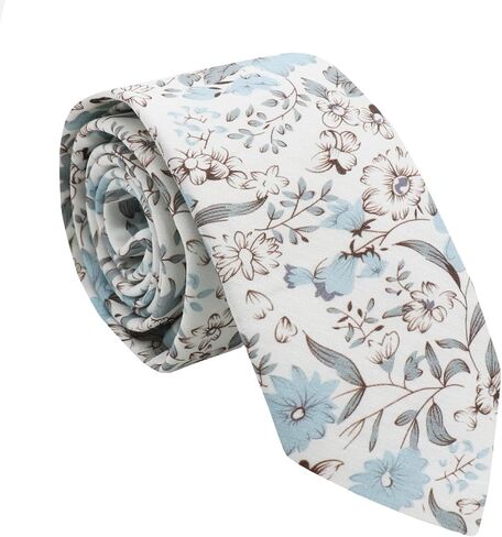 Boys Tie, Floral NeckTie for Children Cotton Kids Ties Self-Tie School Ties for Wedding Graduation Uniform Party in Saudi Arabia