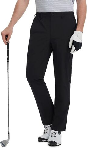 M MAELREG Mens Golf Pants 5 Pockets Lightweight - 30"/32"/34" Dry Fit Water-Resistant Stretch Dress Work Mens Casual Pants in Saudi Arabia