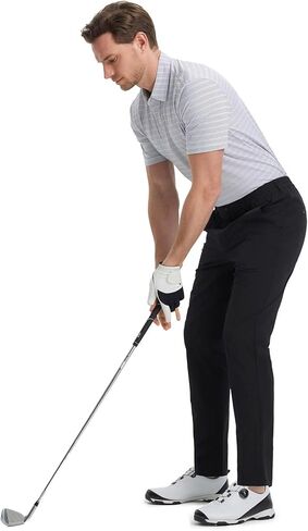 M MAELREG Mens Golf Pants 5 Pockets Lightweight - 30"/32"/34" Dry Fit Water-Resistant Stretch Dress Work Mens Casual Pants in Saudi Arabia