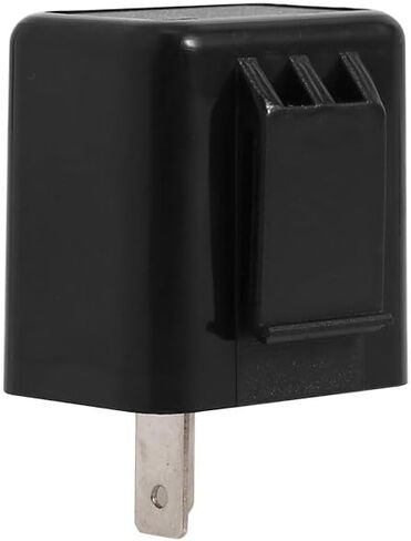 قابلة للتعديل LED Flasher ، 2 دبوس LED لمبة الإشارات مرحل الملاهي ، وسرعة 12V LED ترحيل الإلكترونية Flasher لمعظم الدراجات النارية (أسود) in Kuwait