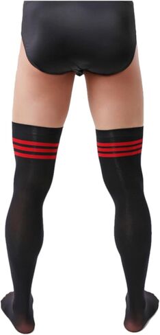 2 Pairs Men's Sissy Over Knee Socks, Femboy Thigh High Stockings, for Cross-dressing Exploring your feminine side. in Saudi Arabia