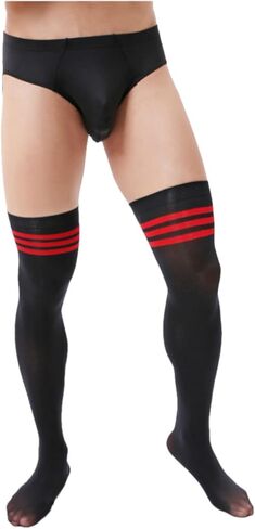 2 Pairs Men's Sissy Over Knee Socks, Femboy Thigh High Stockings, for Cross-dressing Exploring your feminine side. in Saudi Arabia
