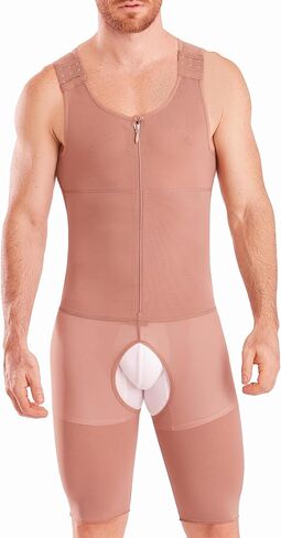 شكل مفهوم Faja Colombiana Para Hombre 364 High Compression Mens Mareear Knee Lenget with Zipper Frontal in Kuwait