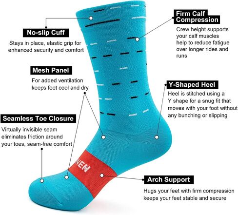 Ankle Running Socks Men & Women Low Cut Athletic Cushioned Sports Socks for Hiking Cycling Golf Gym Tennis Walking Workout 3 Pairs in Saudi Arabia