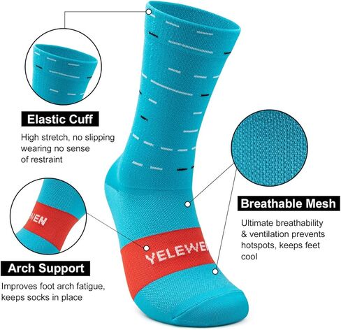 Ankle Running Socks Men & Women Low Cut Athletic Cushioned Sports Socks for Hiking Cycling Golf Gym Tennis Walking Workout 3 Pairs in Saudi Arabia