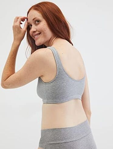 Motherhood Maternity Women's Soft Cotton Spandex Wrap Front Maternity & Nursing Sleep Bralette Bra S-3x in Saudi Arabia