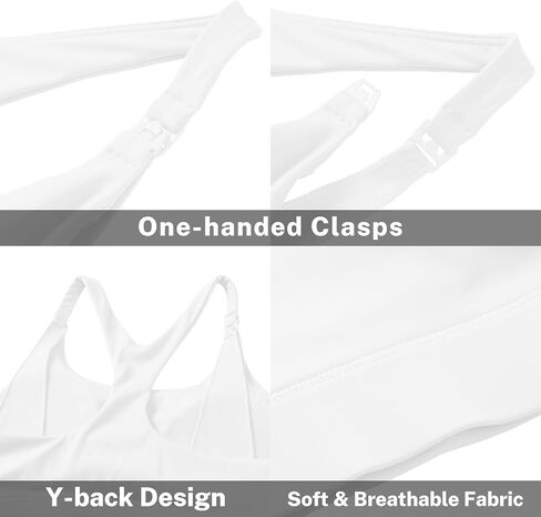 Foucome Nursing Bras for Breastfeeding Racerback Maternity Sports Bra Workout Yoga Pregnancy Bra in Saudi Arabia