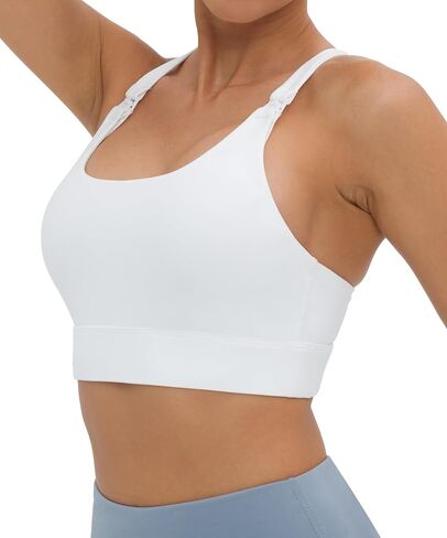 Foucome Nursing Bras for Breastfeeding Racerback Maternity Sports Bra Workout Yoga Pregnancy Bra in Saudi Arabia