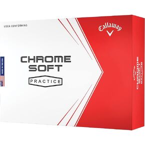 Callaway Chrome Soft Practice Golf Balls PACK OF 12 BALLS