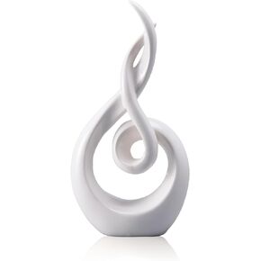 Modern Abstract Art Table Decoration - Ceramic Statue Modern Blue Ornaments for Living Room Great Gift Idea Home Décor 5 * 2.5 * 10.5 inch