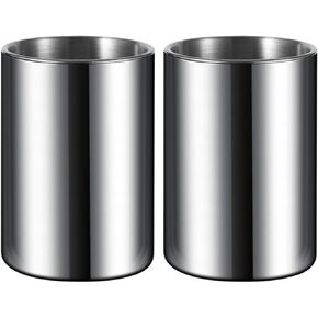 2pcs Outdoor Ashtray Can Personalize Container Car Holder Home Mini Smokeless for cm Interior Windproof Tray Trash Funnel Steel Smokers Decorative Center