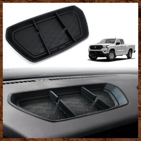 for Frontier 2024 2023 Dashboard Storage Silicone Tray Insert Organizer Phone Holder Non-Slide Silicone Rubber Interior Accessories Compatible with Nissan Frontier 2022 2023 2024