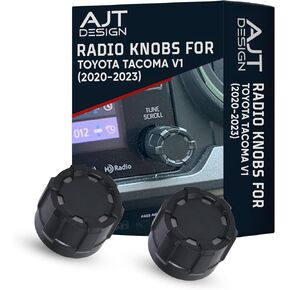 Radio Knobs Tacoma V1 (2020-2023) - BLACK