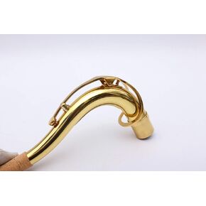 New Tenor Sax neck Tenor saxophone Bend neck gold lacquer repair sax parts 28mm (27.5mm)
