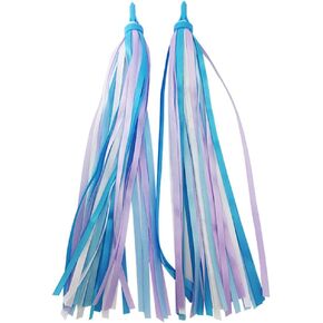 Bike Streamers Bicycle Handlebar Streamers Colorful Polyester Streamers Bike Grips Tassel Streamers Kids Bike Decorations for Baby Carrier Accessories