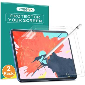 [2 Pack]Paper Screen Protector Compatible with iPad Air 5th/4th 10.9 inch(2022/2021/2020/2018)/iPad Pro 11 All Models,ZOEGAA iPad Air 5/Pro 11 Matte Screen Protector for Write and Draw on Paper Flim