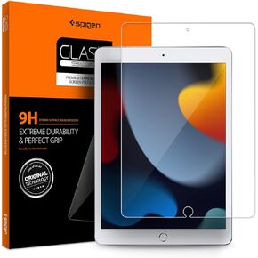 Spigen Tempered Glass Screen Protector [GlasTR Slim] Designed for iPad 10.2 inch (9th (2021) / 8th (2020) / 7th (2019) Generation) [9H Hardness/Case-Friendly]