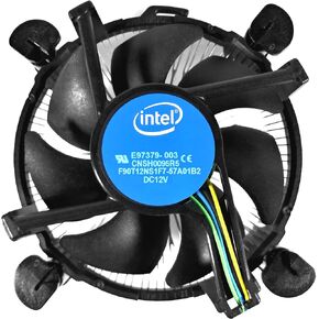 CPU Cooler with Aluminum Heatsink & 4-Pin PWM 92mm Fan with Pre-Applied Thermal Paste for Intel Core i3 i5 i7 i9 Socket 1200 1151 1150 1155 1156 Desktop PC Computer (TS2)