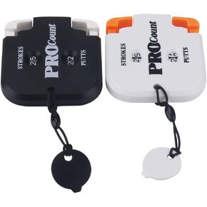 Mini Golf Score Counter Scorekeeper Up to 99 Shots Score with Reset Clip (Pack of 2)