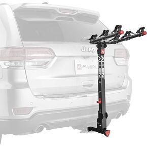Allen Sports Deluxe+ Locking Quick Release 3-Bike Carrier for 1 1/4 in. and 2 in. Hitch, Model 830QR