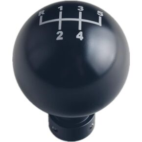 DEWHEL Manual Heavy Weight Shift Knobs 5-Speed Gate Pattern Aluminum w/Adapter Compatible with Volkswagen Audi